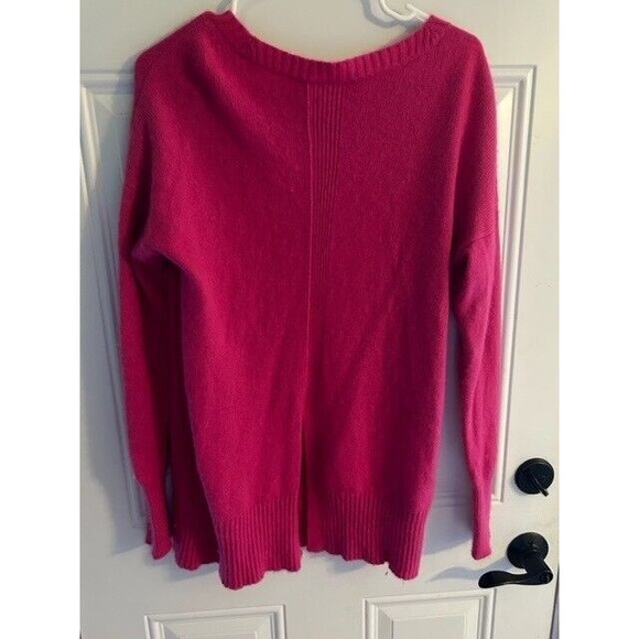 Vineyard Vines Sweater Womens Size S Pink Long Sleeve 1/4 Zip Cashmere Blend - Picture 5 of 6